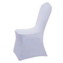 White cheap universal polyester spandex chair covers for party weddings banquet